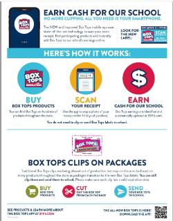 Earn Cash for Our School with Box Tops